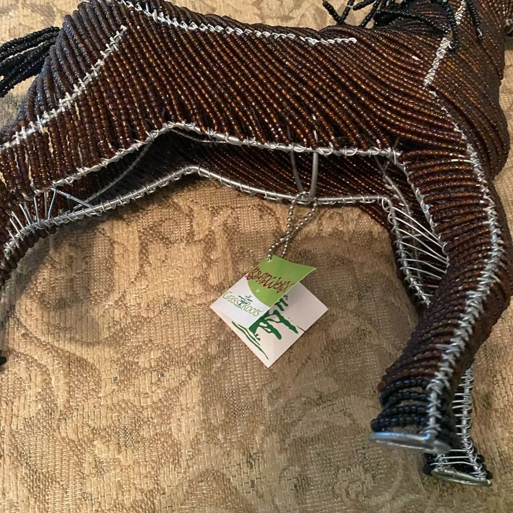 Beadworx Brown Horse with Black Tail and Mane. NWT. - Picture 5 of 11